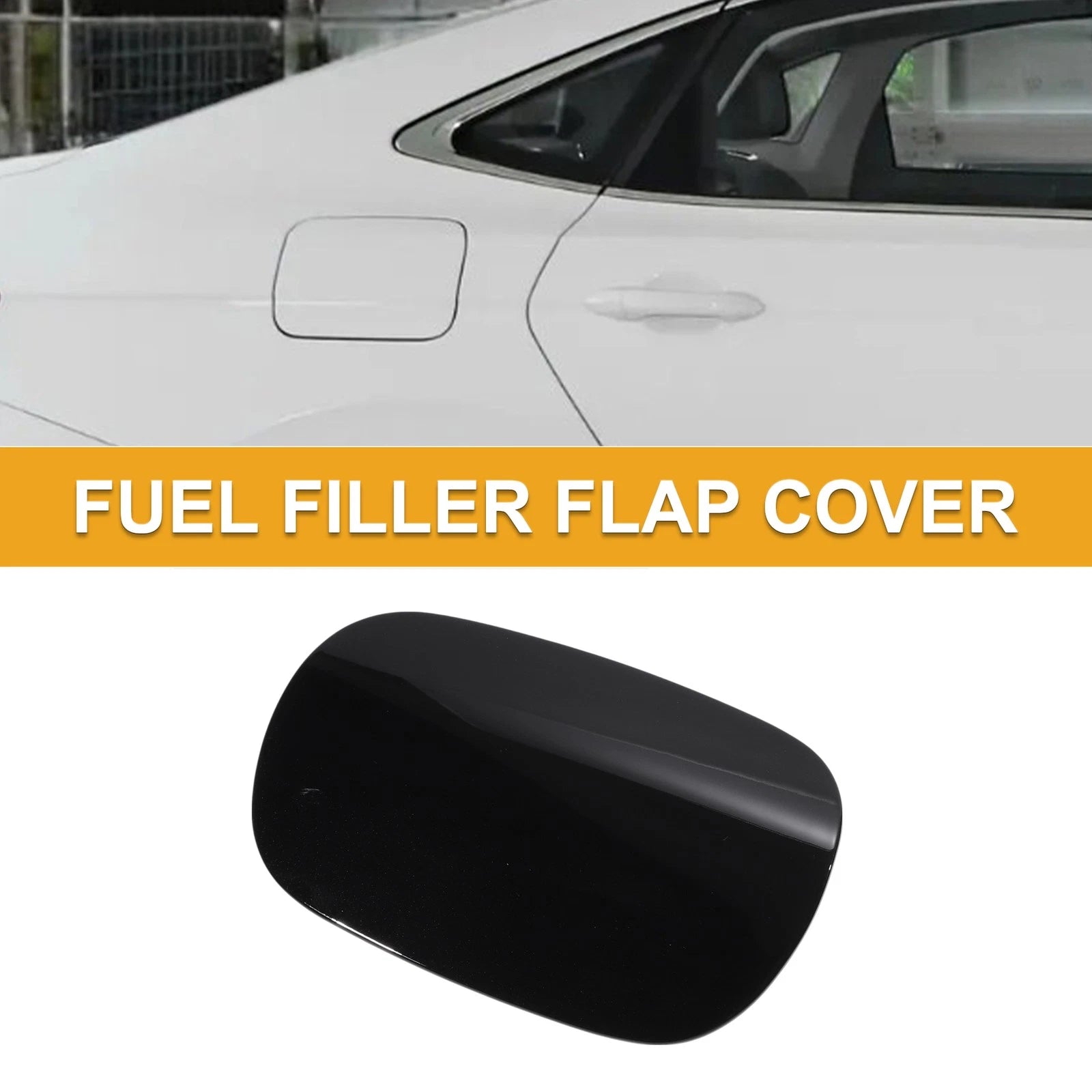 Fuel Tank Door Cap for Mercedes-Benz C180 C200 (No.2057570106) Black