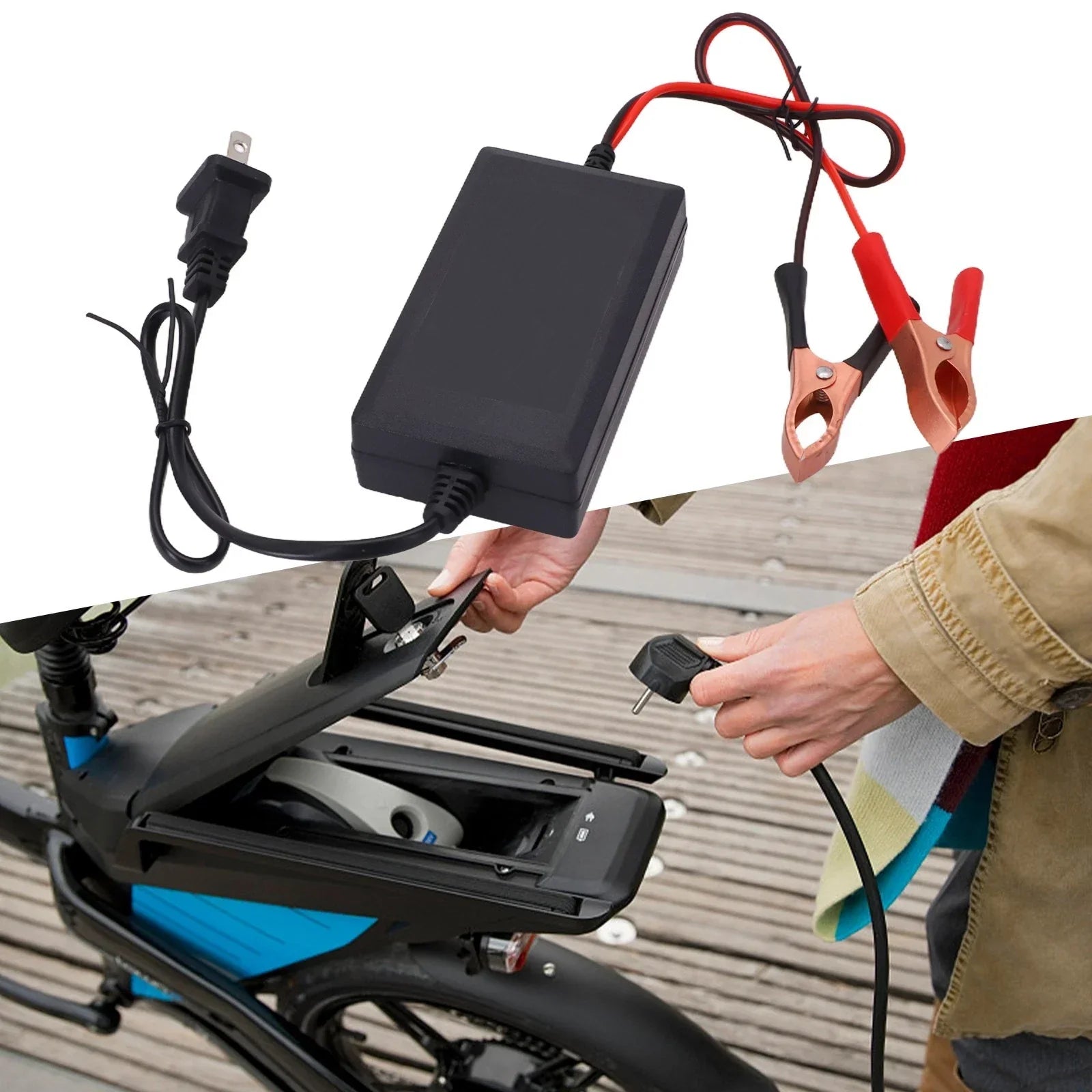 12V Lead-Acid Battery Charger for Various Models