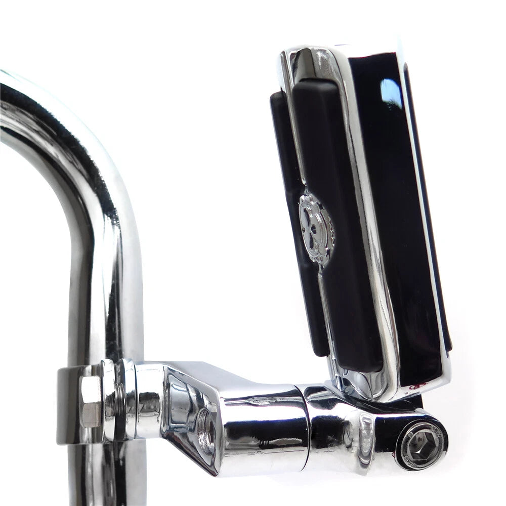 1.25" Gear Skull Highway Foot Pegs Mount Kit for Harley Touring