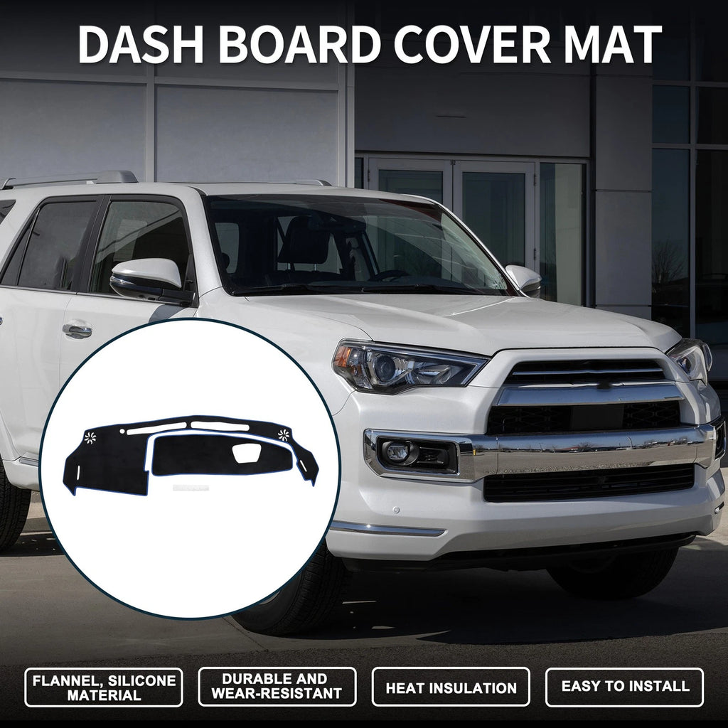 Dashboard Cover Mat for Suzuki WagonR MH35S/MH55S (2013–2021) Black Blue Set