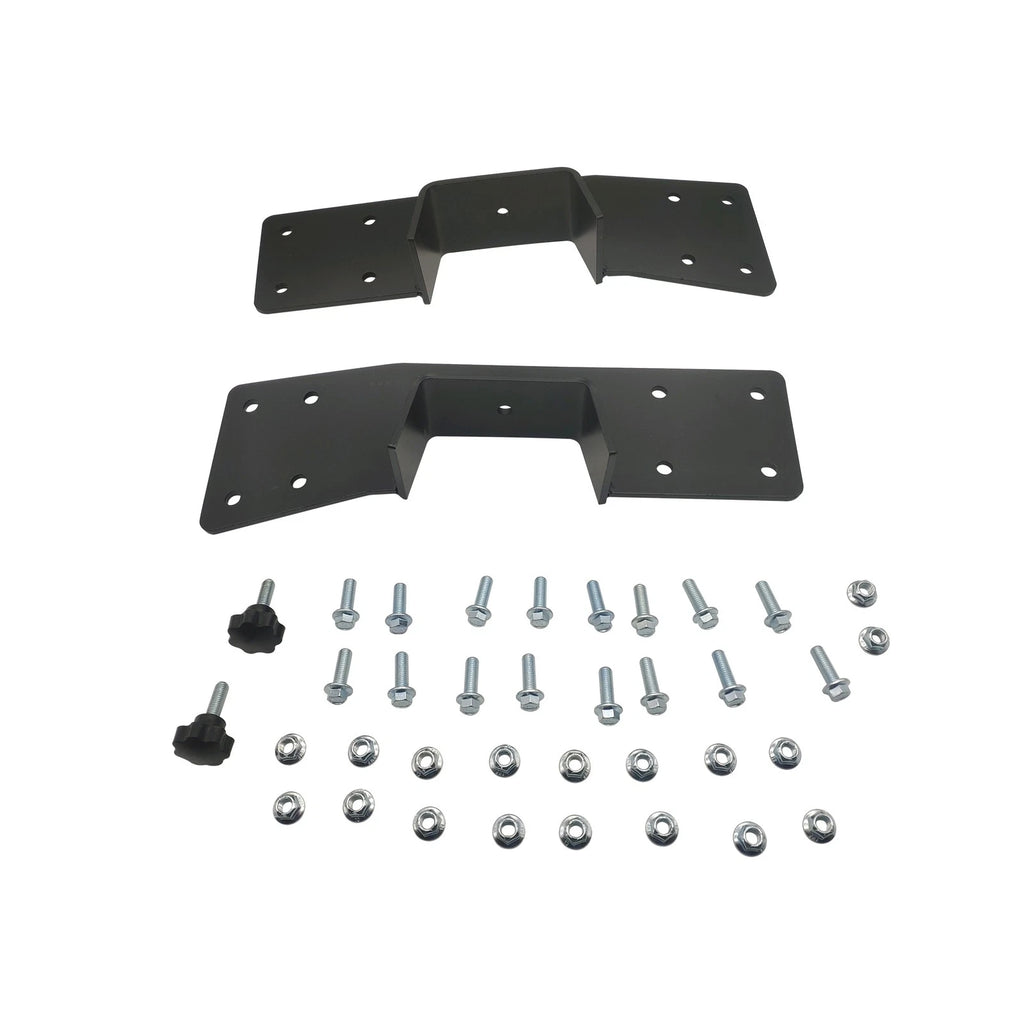 Set of 2 Rear Axle Lowering C-Notch Brackets for Chevy Silverado Sierra (1999–2006)