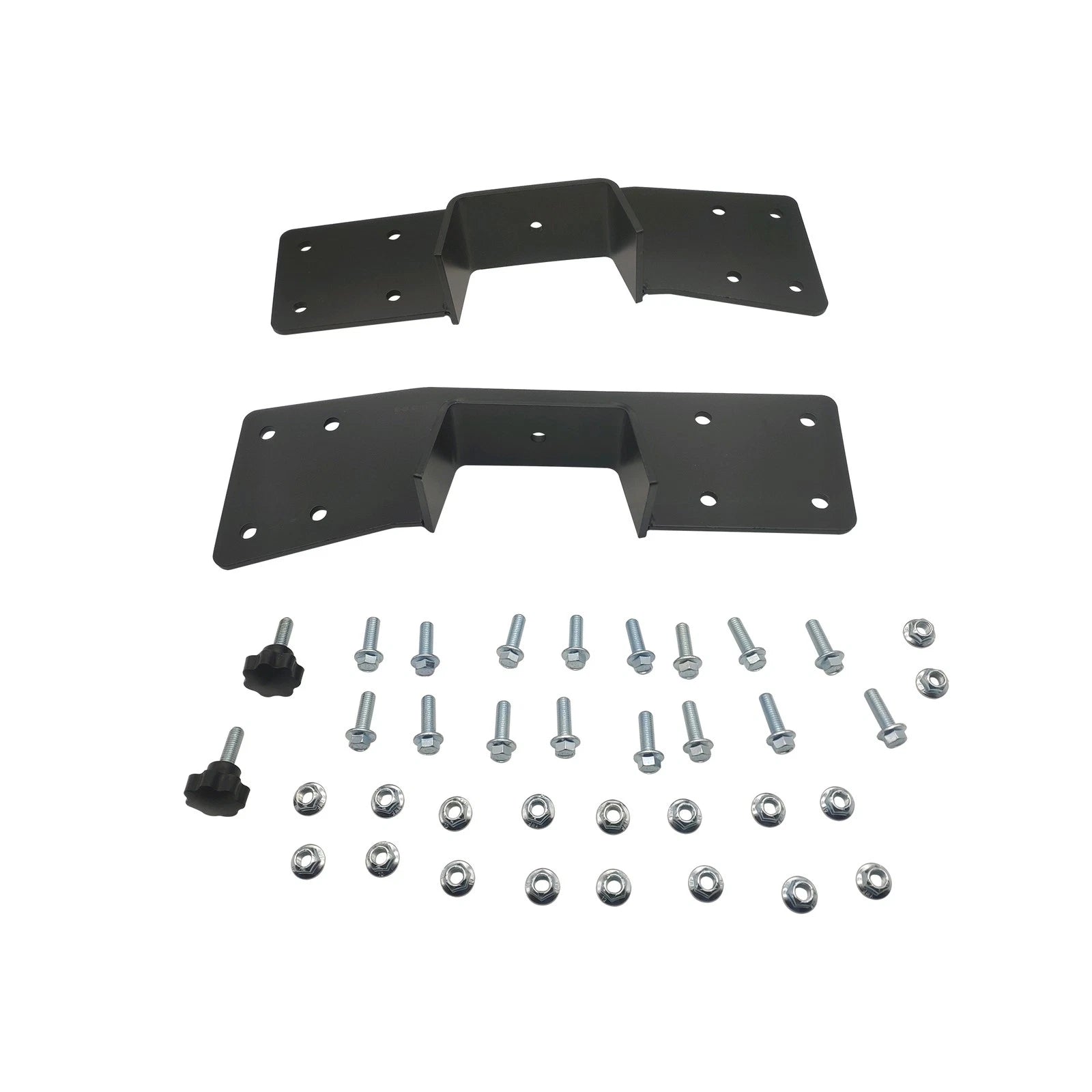 Set of 2 Rear Axle Lowering C-Notch Brackets for Chevy Silverado Sierra (1999–2006)