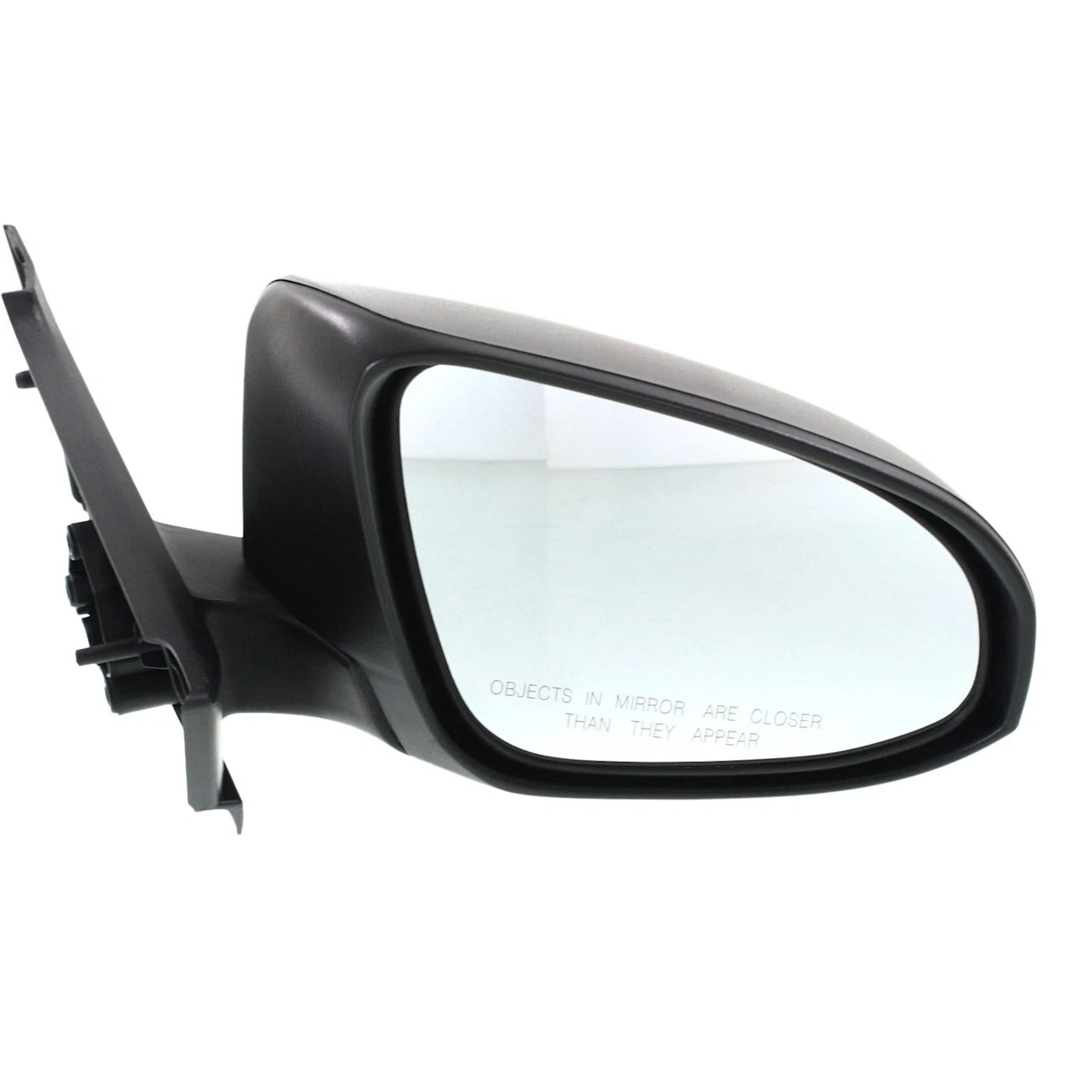 Manual Mirror Pair for Toyota Yaris Hatchback (2012–2014) Textured Black