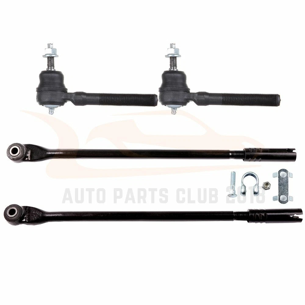 Set of 4 Front Inner Outer Tie Rods for Chrysler 300M (1999–2004)