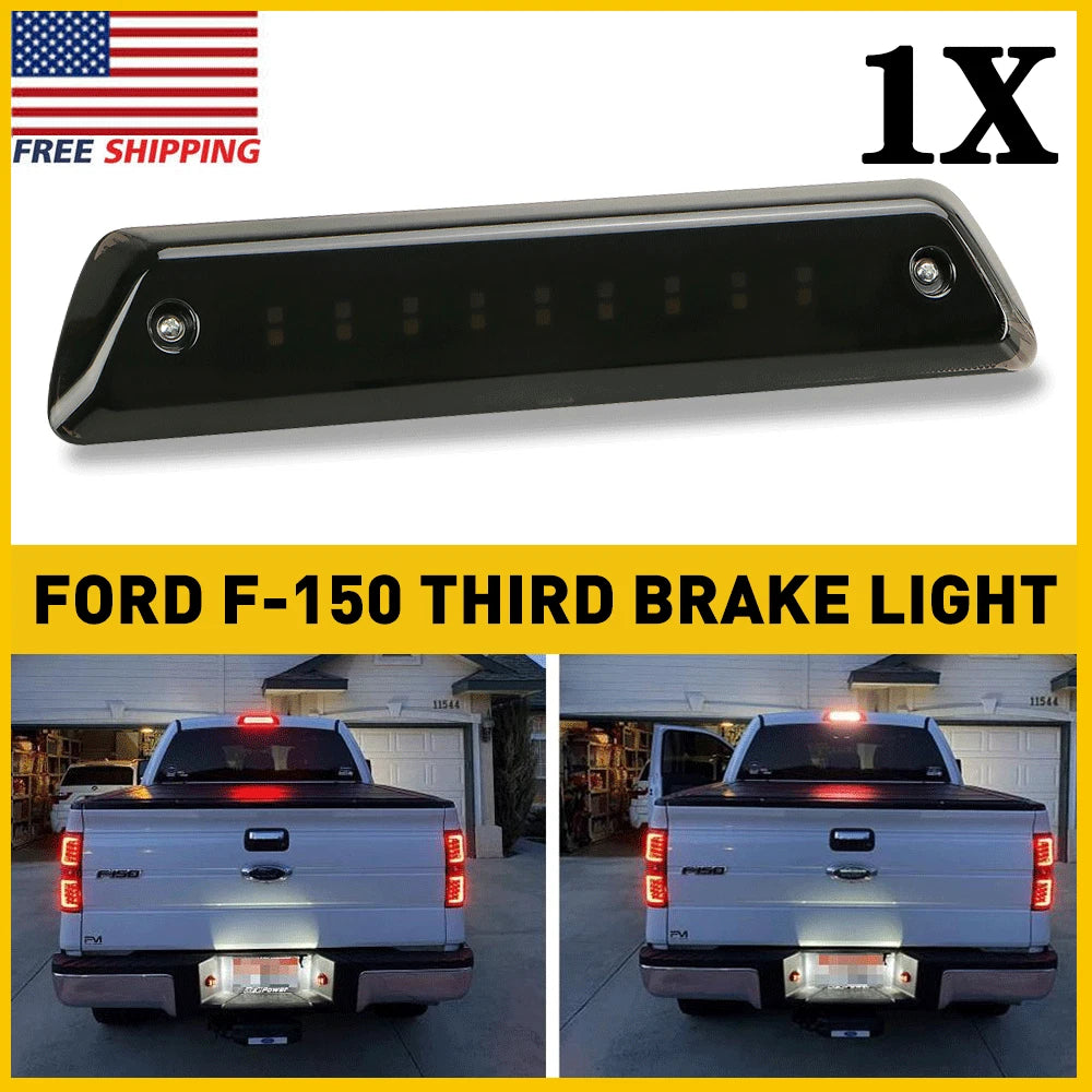 LED Third Brake Light for Ford F-150 (2009–2014) - Smoke, Rear Cargo Lamp