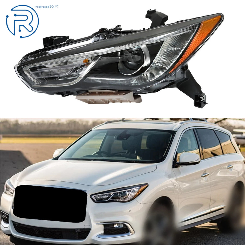 Driver Side HID Headlight for Infiniti QX60 (2016–2018) Chrome