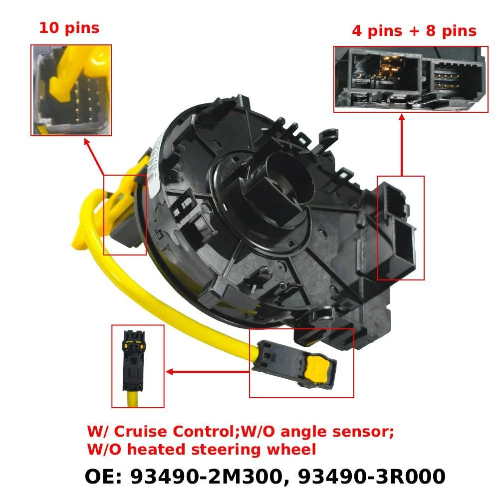 Clock Spring 93490-2M300 for Hyundai Tucson Kia Sportage (2011–2025)