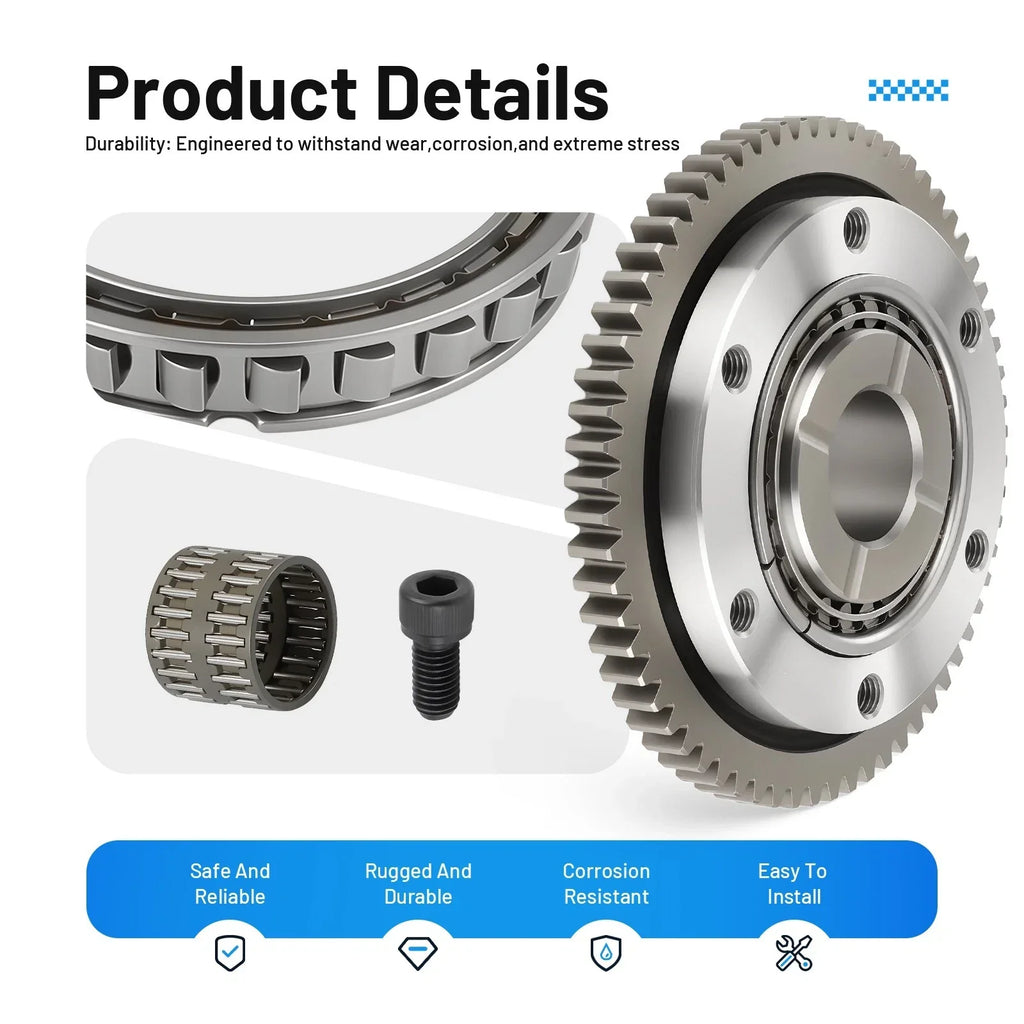 starter clutch one way gear for Yamaha YFM 350 Warrior (1987–2004)