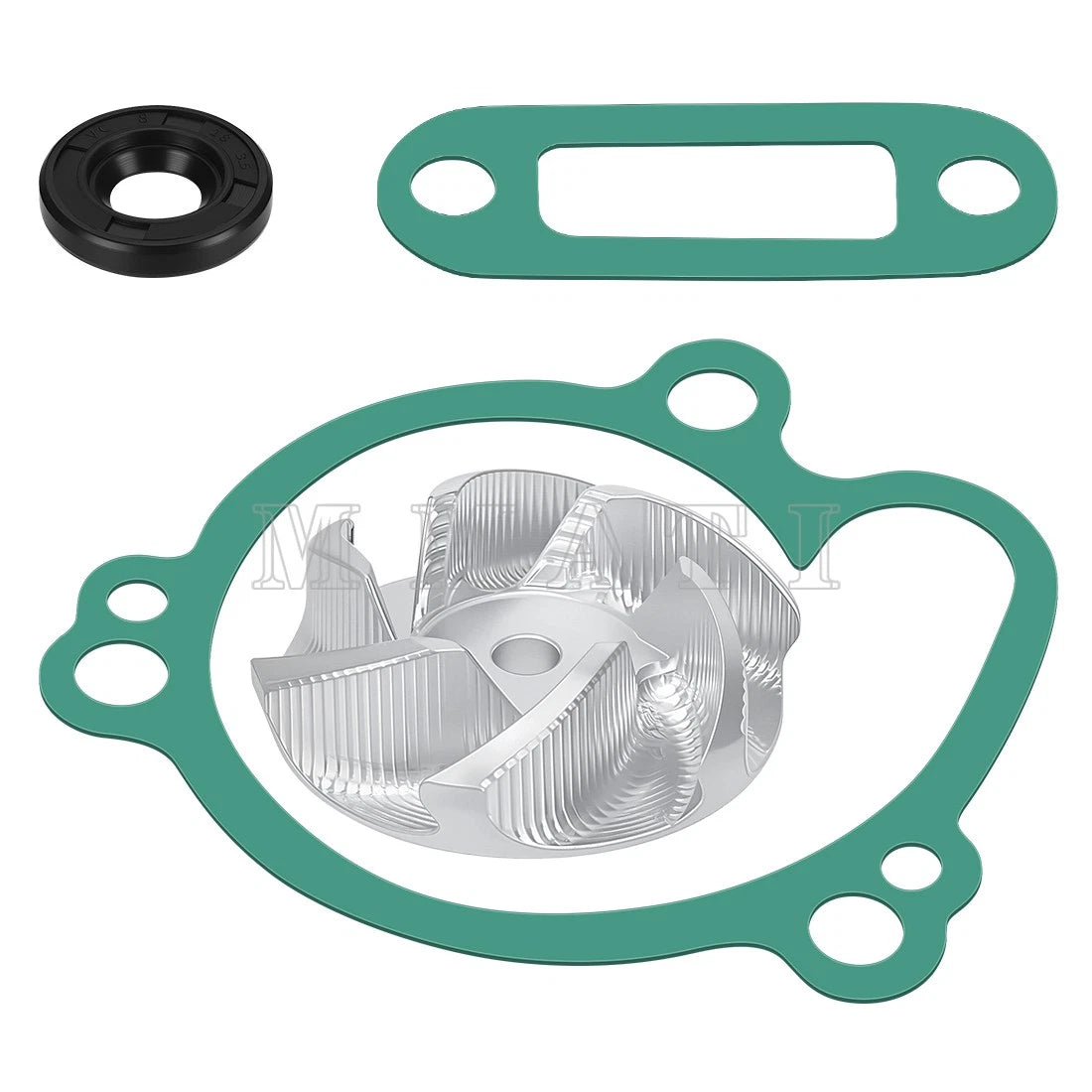 Water Pump Impeller & Gasket for Kawasaki KX250 (1992–2003) 59256-1065 11060-1184