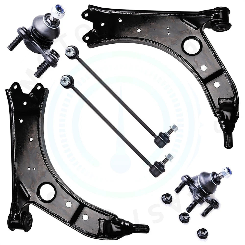 Set of 6 Front Lower Control Arm Ball Joints for Volkswagen Golf Jetta (2006–2007)