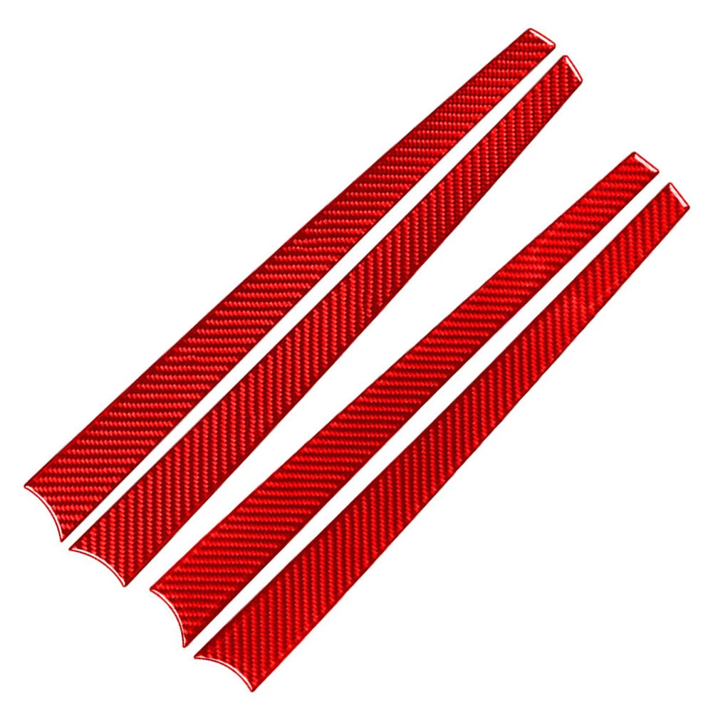 Interior Door Panel Strips Cover Trim for Toyota Hilux Revo (2015–2023) Red