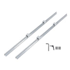 2Pcs SBR20 Linear Shaft Rail with 4Pcs SBR20UU Bearings for Automotive Use