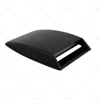 2X Air Flow Intake Scoop for Universal Vehicles (ABS Plastic, Black)