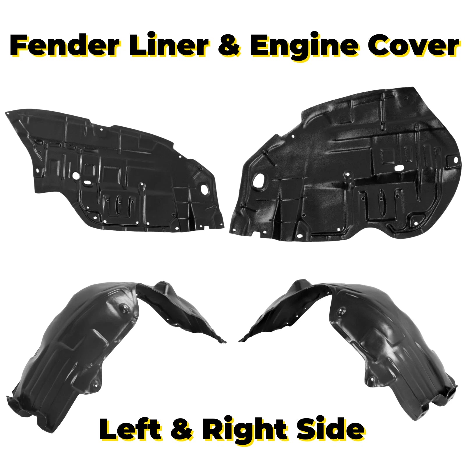 Inner Fender Liner & Engine Splash Shield for Toyota Camry (2012–2014)