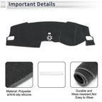 Dashboard Cover Mat for Honda Civic FL5 (2022–2024) Sun Protector Gray