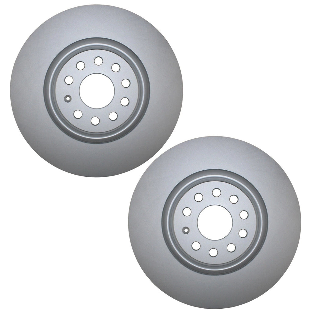 2X Front 340mm Brake Rotors for Audi A3 Q S3 Arteon Jetta (2013–2023)