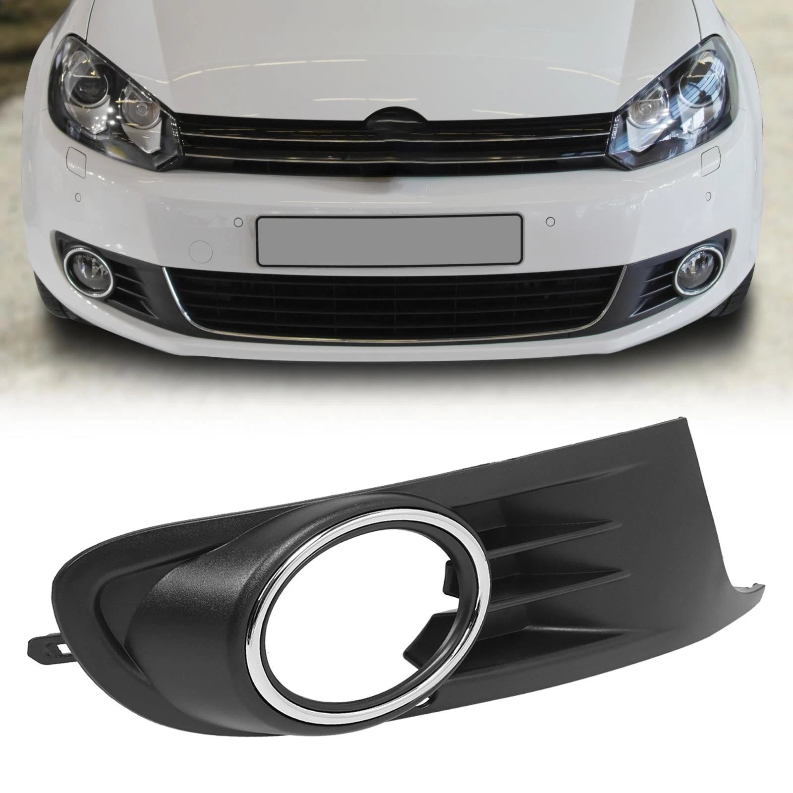 Right Side Fog Light Grille Cover Trim 5K0853666 for Volkswagen Golf (2010–2014)