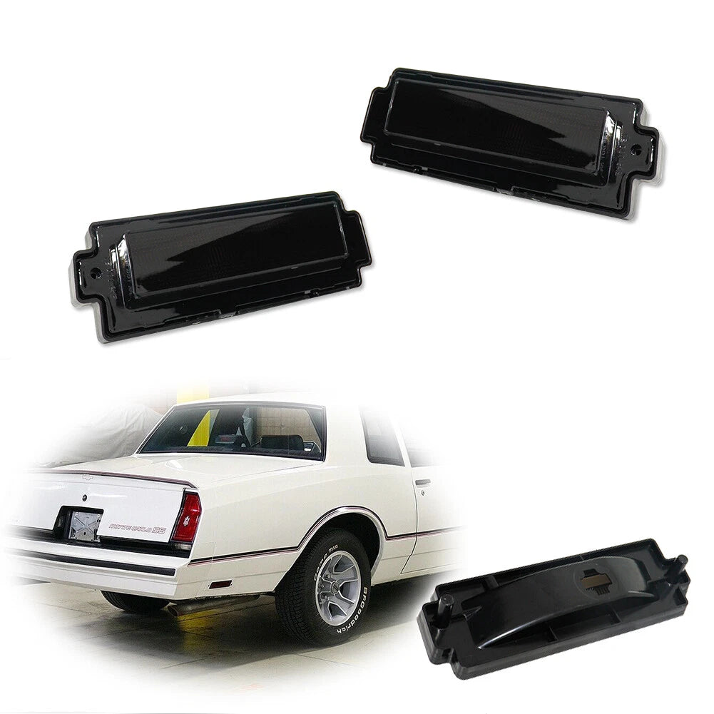 2PC Smoked Rear Side Marker Lights for Chevy Monte Carlo (1981–1988)