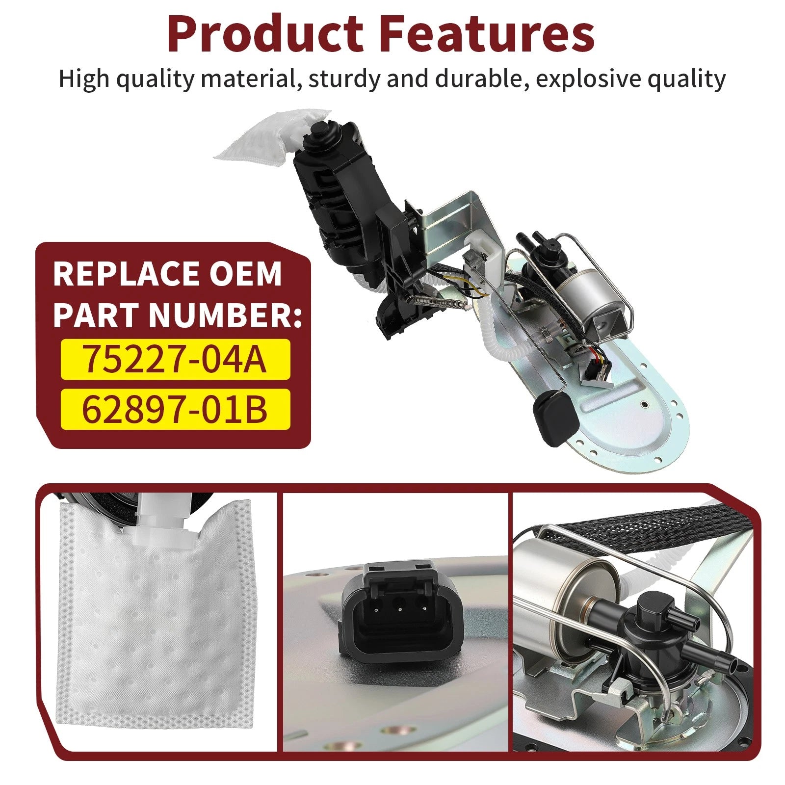 Fuel Pump Module Assembly for Harley Davidson Road King Custom EFI (2005)