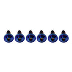 Set of 6 Titanium M5x15mm Torx Head Self Tapping Screws for Automotive Use