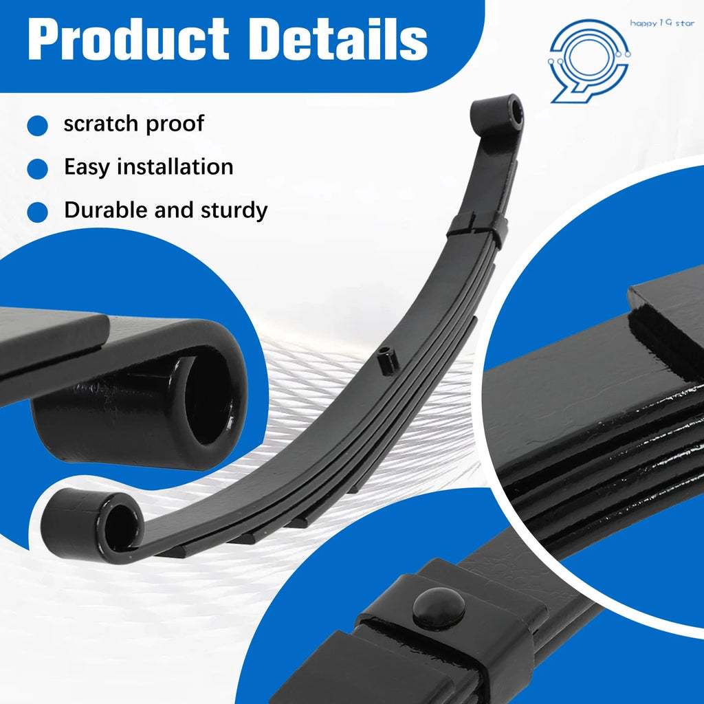 Set of 4 Leaf Springs for Trailer (3000 lbs Capacity)
