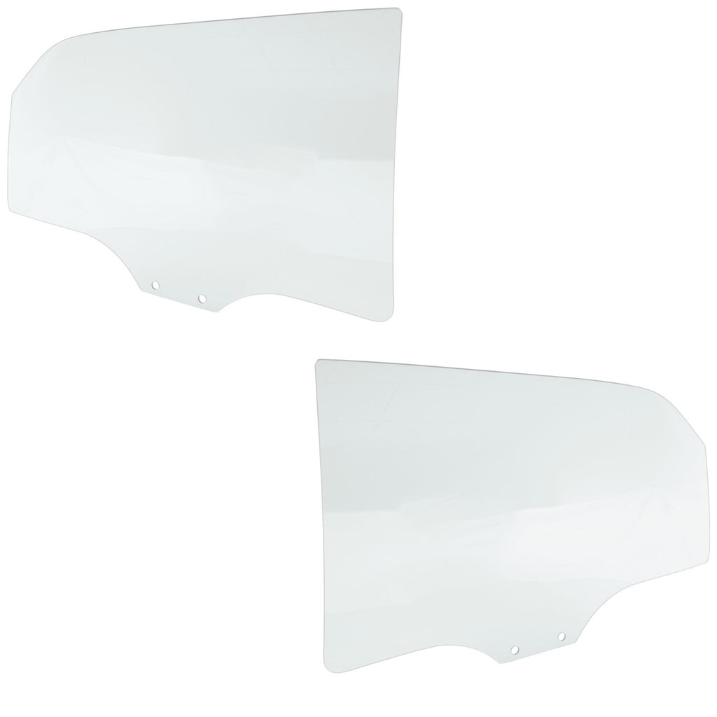 Set of 2 Rear Door Glasses for Mazda