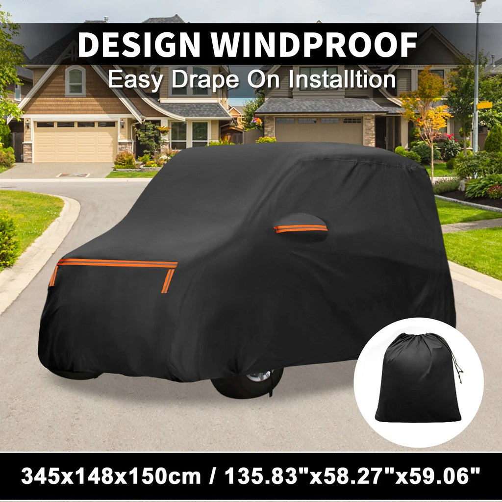 Waterproof Car Cover for Nissan Dayz (2014–2023) - Aluminum Film, Zipper