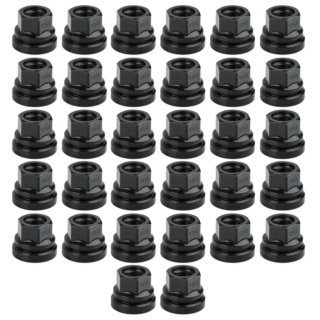 Set of 32 Replacement Lug Nuts for Ford F250 F350 (2003–2023) 14x1.5
