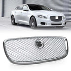 Honeycombe Front Mesh Bumper Grille Trim for Jaguar XJ (2010-2015)