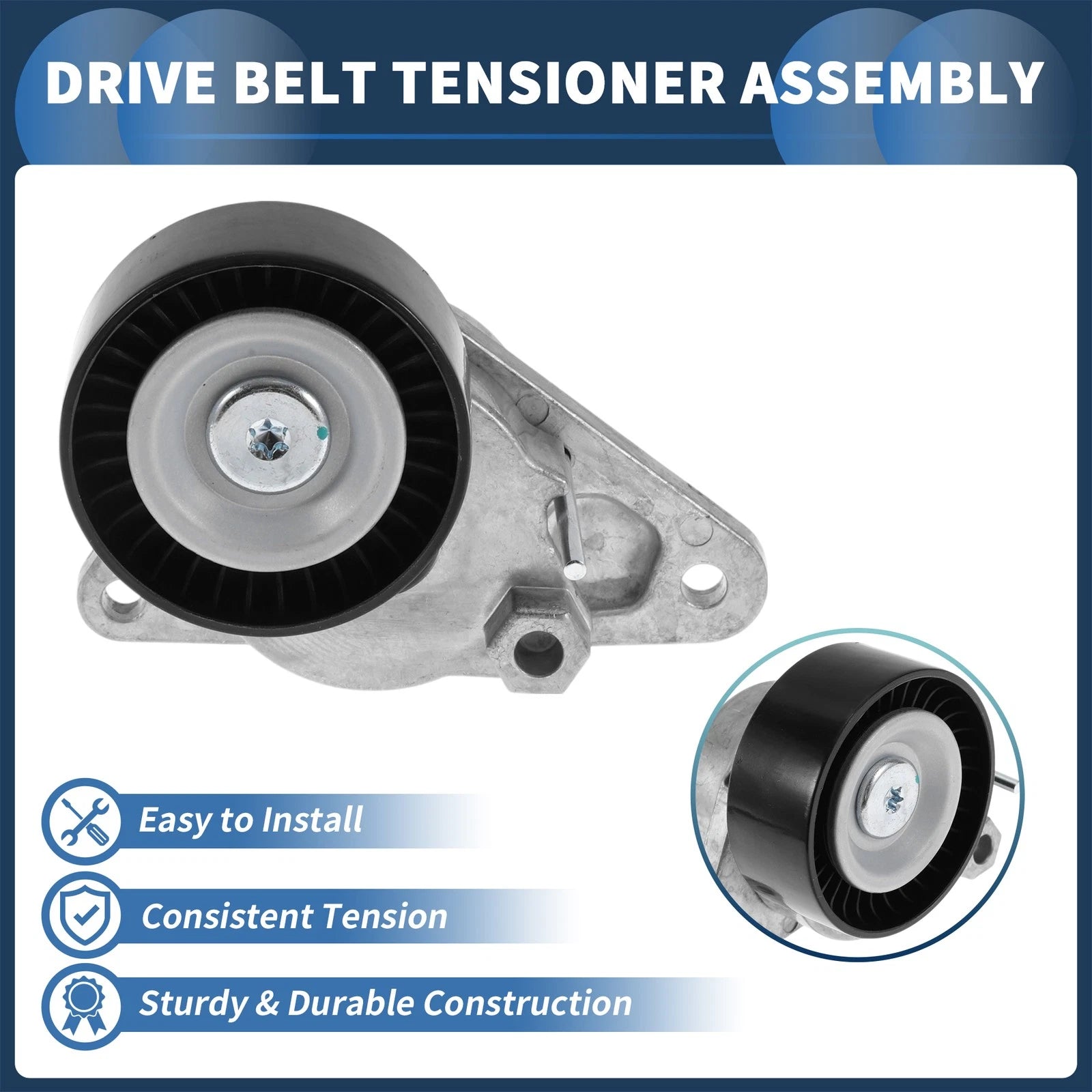 Belt Tensioner for Mercedes-Benz S-Class (1999–2013) No.1372000270 Metal