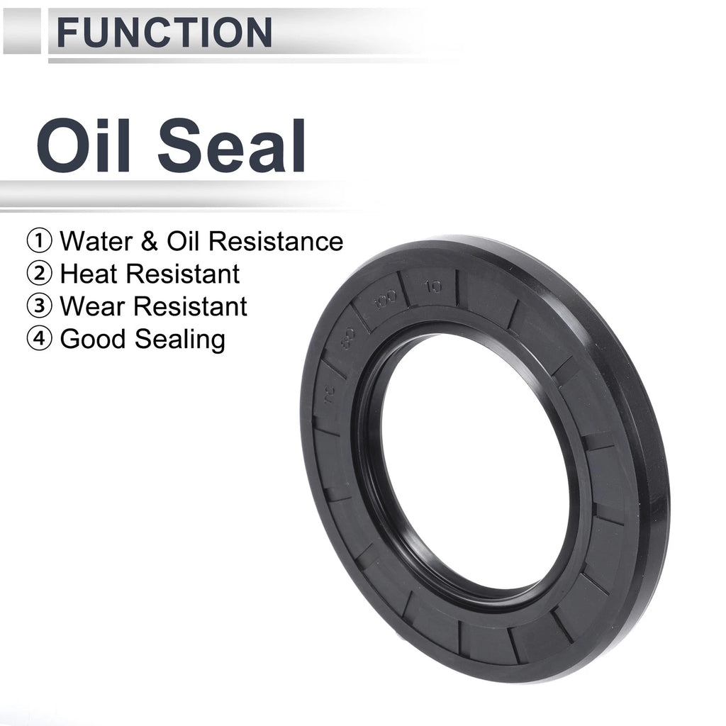 Set of 5 Oil Seal Rotary Shaft Seal NBR Rubber 60x100x10mm