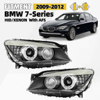 HID AFS Headlight Pair for BMW 7 Series F01 F02 (2009–2012)