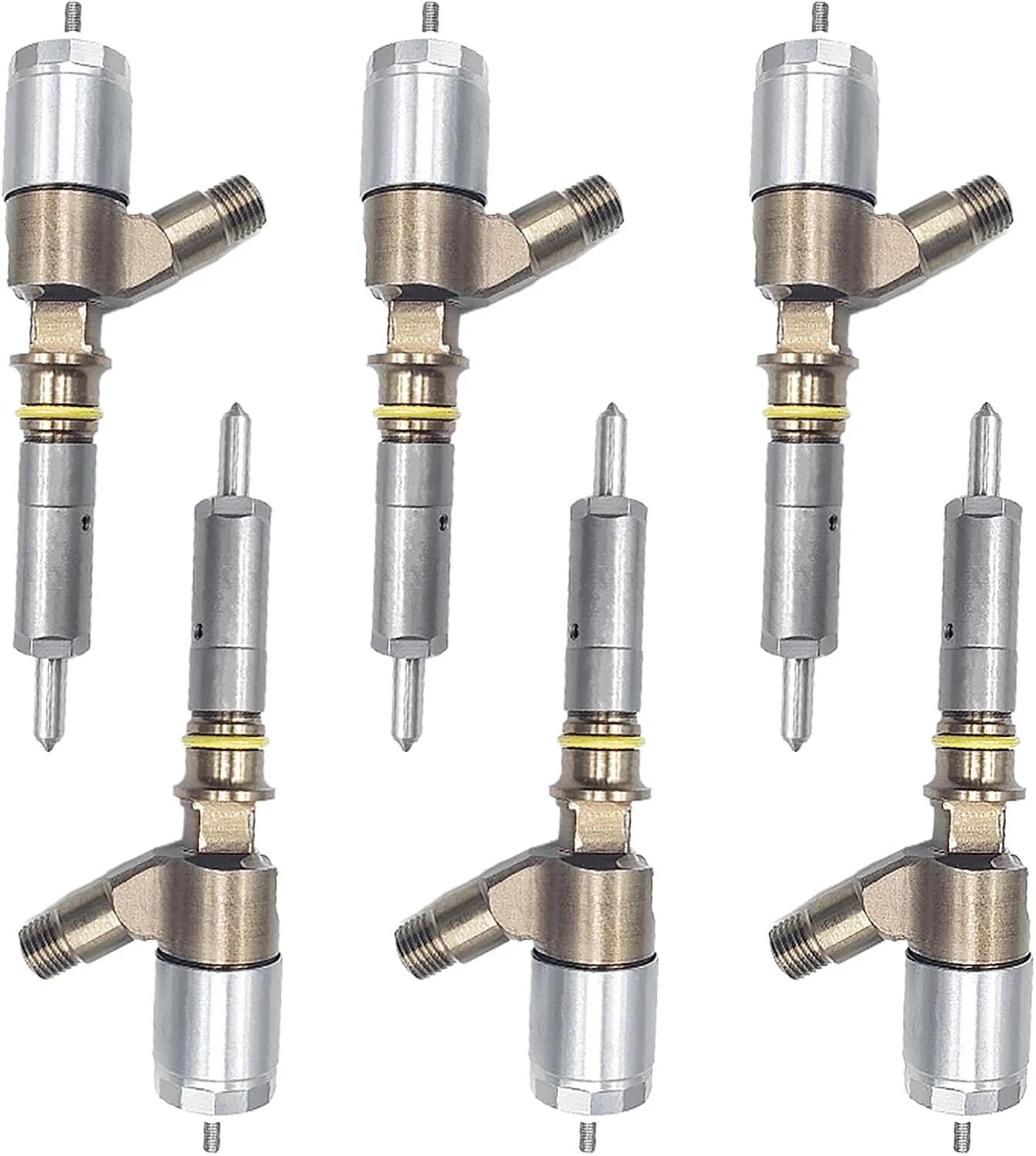 Set of 6 Fuel Injectors for CAT C4.4 C6.6 Engine (430E 450E) 321-3600