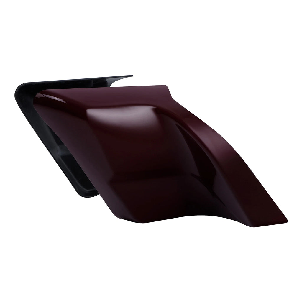 Stretched Side Covers for Harley Touring Road Glide (2014–2023) Billiard Burgundy
