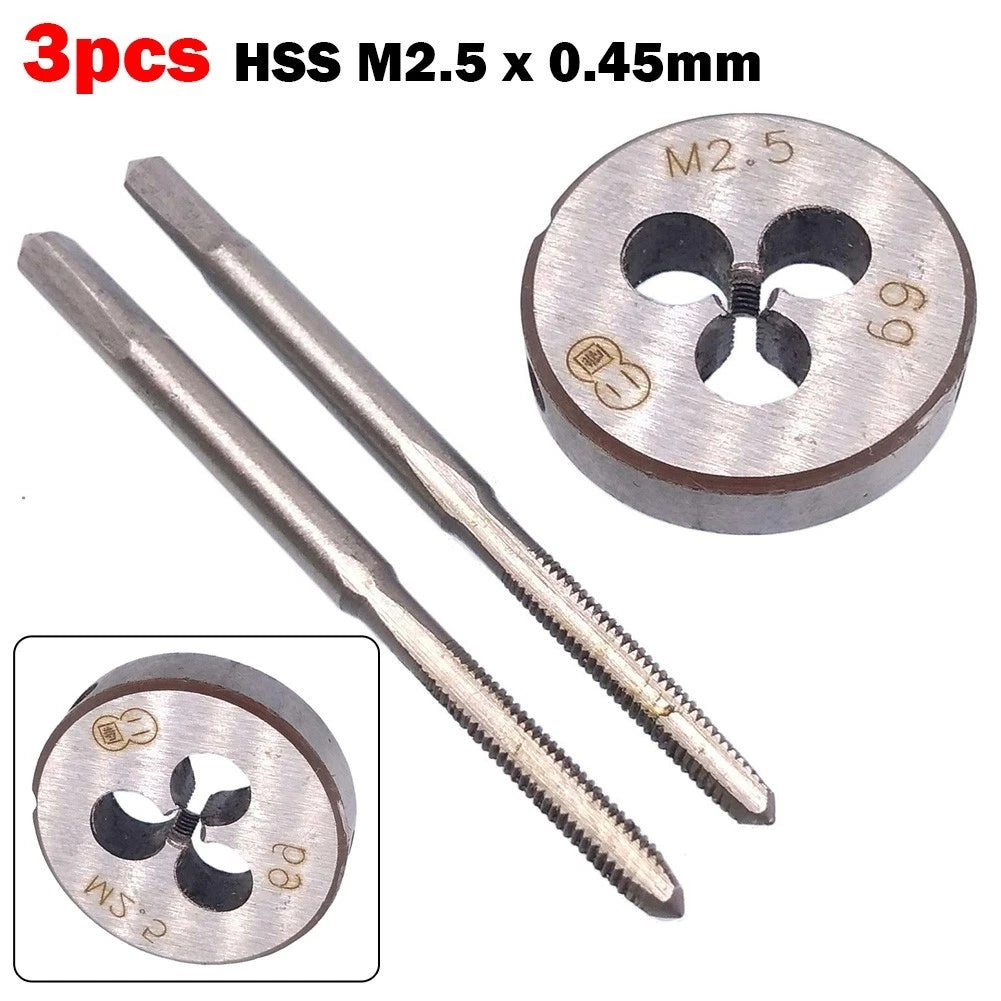 Tap and Die Set for Metric Threaded Applications (HSS M2, 5 x 0, 45mm)