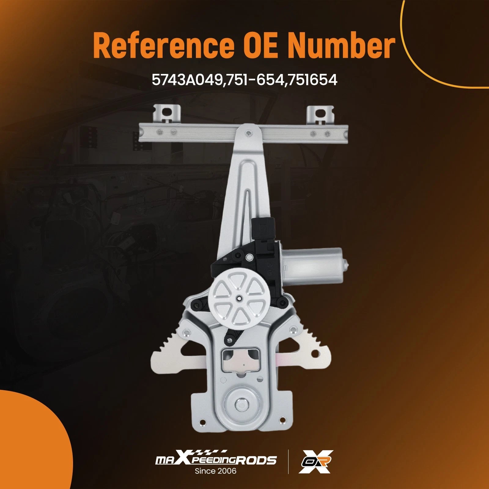 Electric Window Lift Regulator for Mitsubishi Outlander (2008-2013) Rear Left