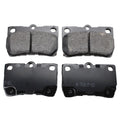 Set of 4 Rear Disc Brake Pads for Lexus GS350 GS430 GS460 IS250 (Akebono ACT1113)