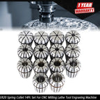 14Pc Spring Collet Set for CNC Milling Lathe Engraving Machine
