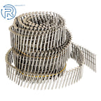 Set of 3600 Ring Shank Stainless Siding Nails 1-1/2" 15 Degree Coil