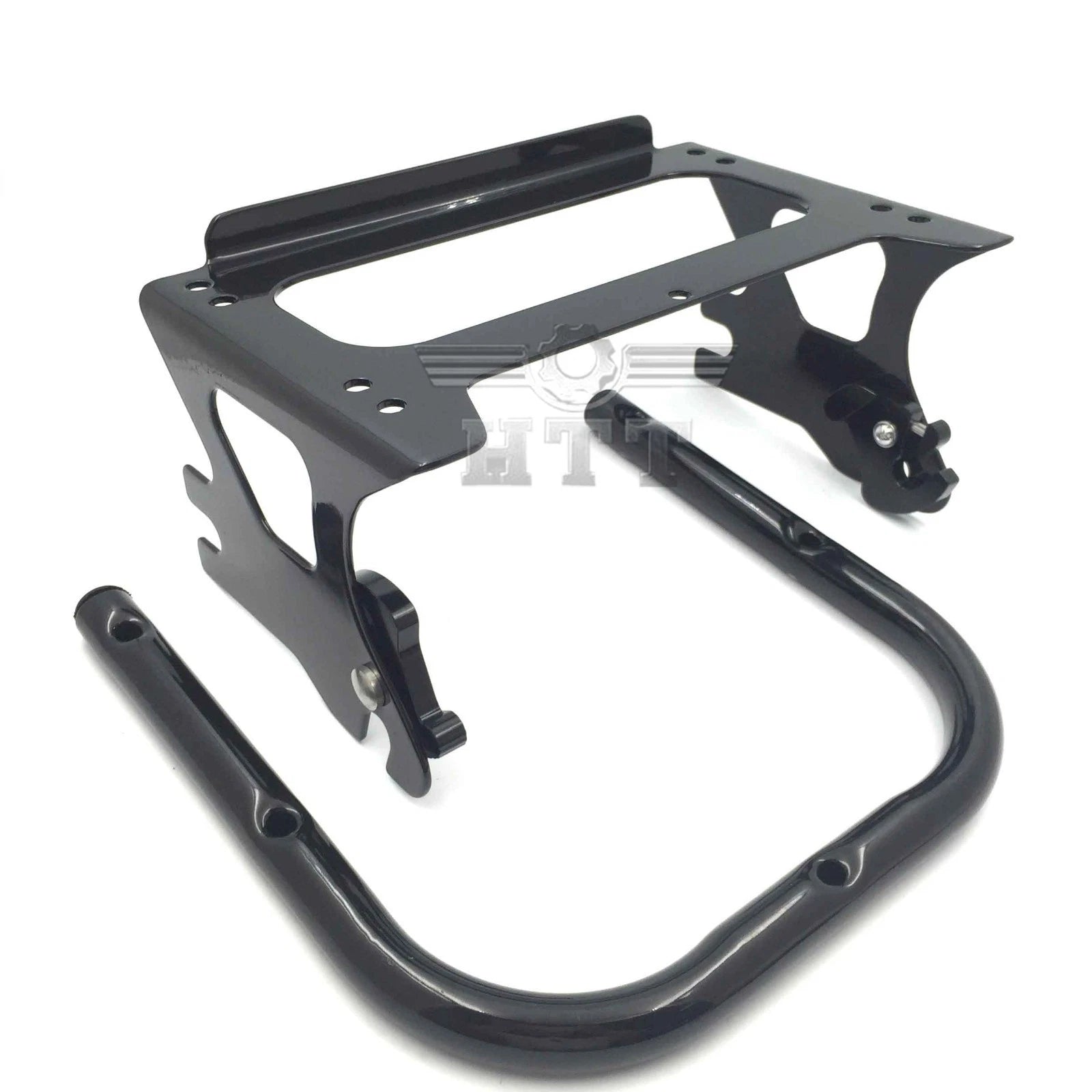 2X Tour-Pak Mounting Bracket Luggage Rack for Harley Touring Road King (1997–2008)