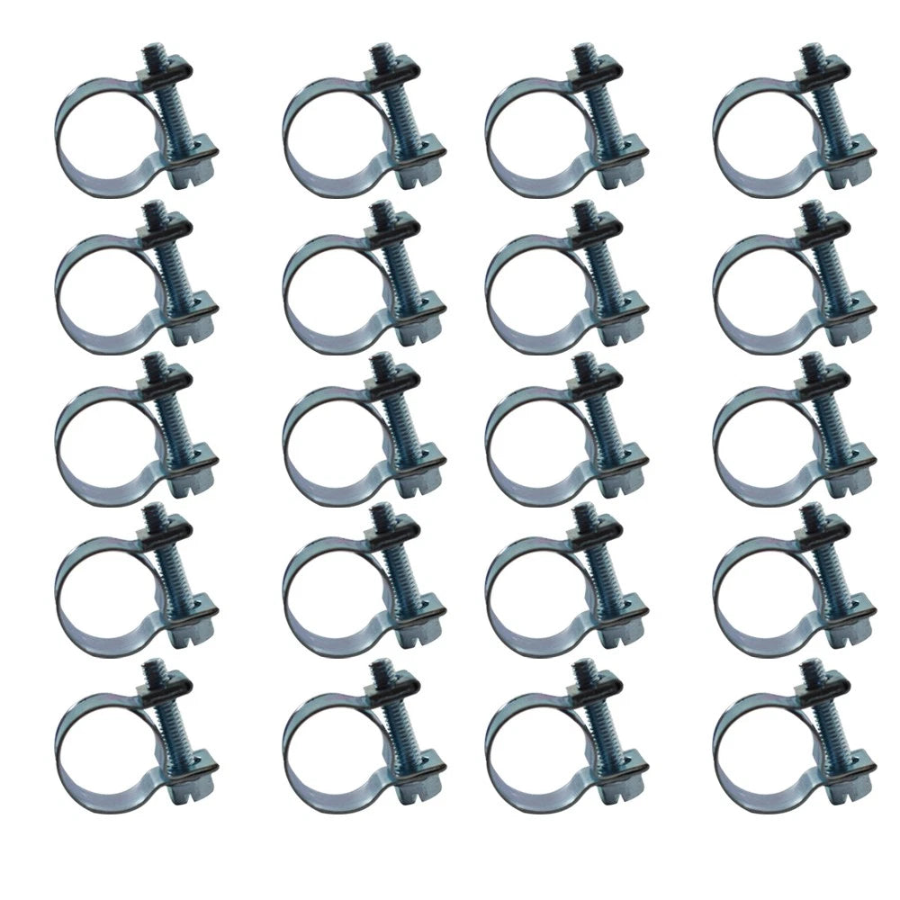 Set of 20 Fuel Injection Hose Clamps for Various Models (YYYY–YYYY)