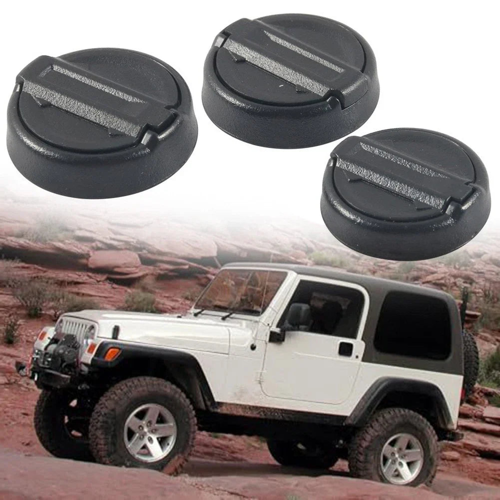 Abrasion Proof Silicone Backed Magnetic Keyhole Covers for Jeeps (2018���2024)