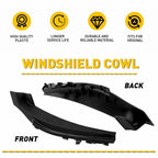 1 Pair Front Wiper Side Cowl Extension Cover for Nissan Sentra (2013–2019)