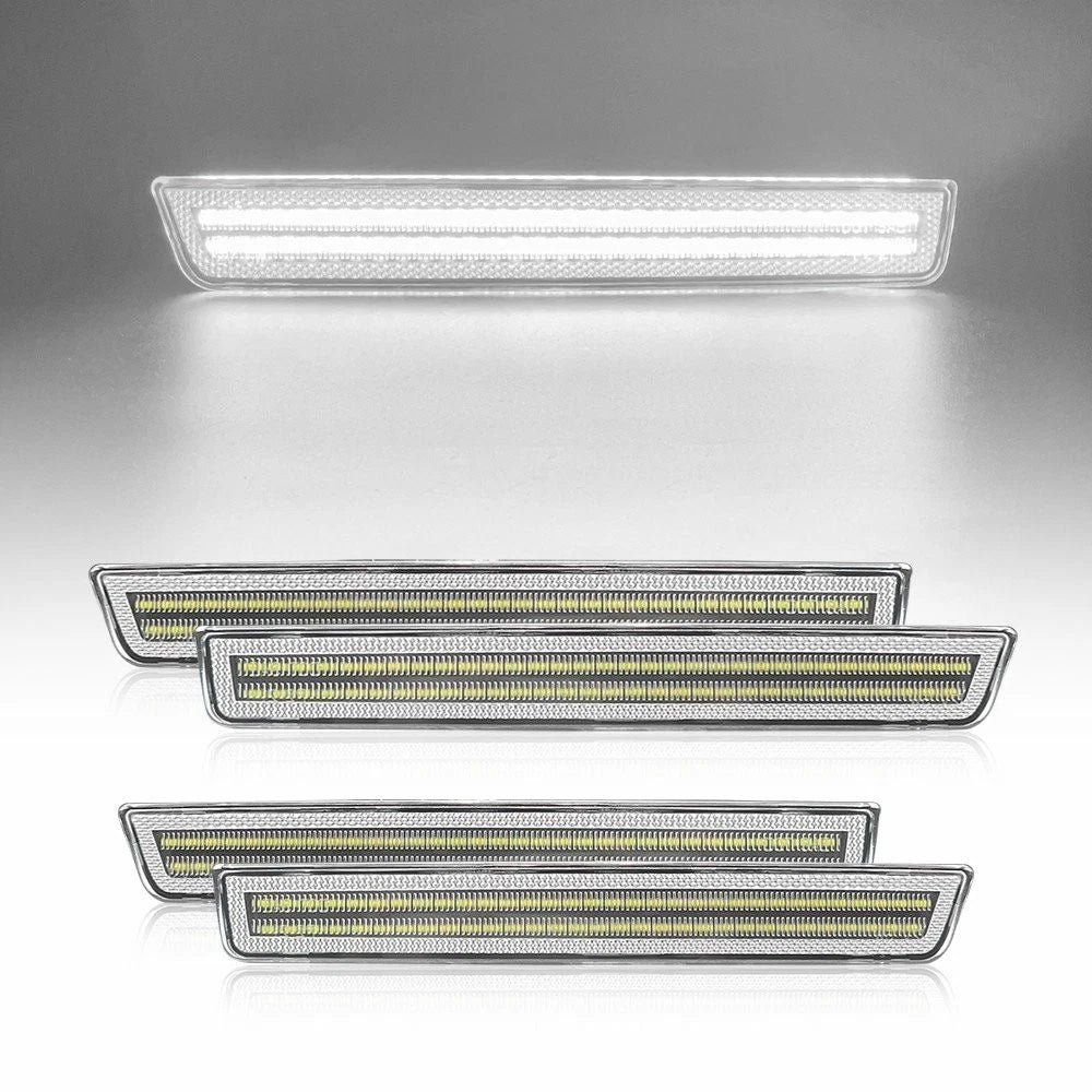 Front Rear Bumper Marker Side Lights for Dodge Challenger (2015–2022)