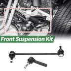 Set of 4 Front Outer Tie Rod Ends & Sway Bar Link for Chrysler Sebring (2007–2008)