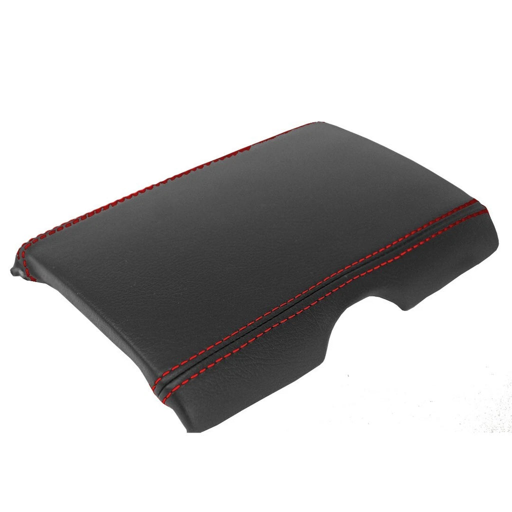 Console Lid Armrest Cover for Mazda Miata MX5 (1999–2005) Red Stitch