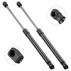Set of 2 Gas Shocks for Truck Cap Window (18", Black)