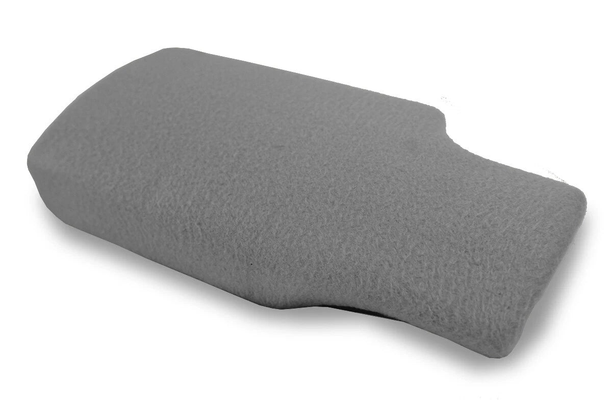 Fleece Console Lid Armrest Cover for Porsche 987 Cayman (2005–2012) Gray
