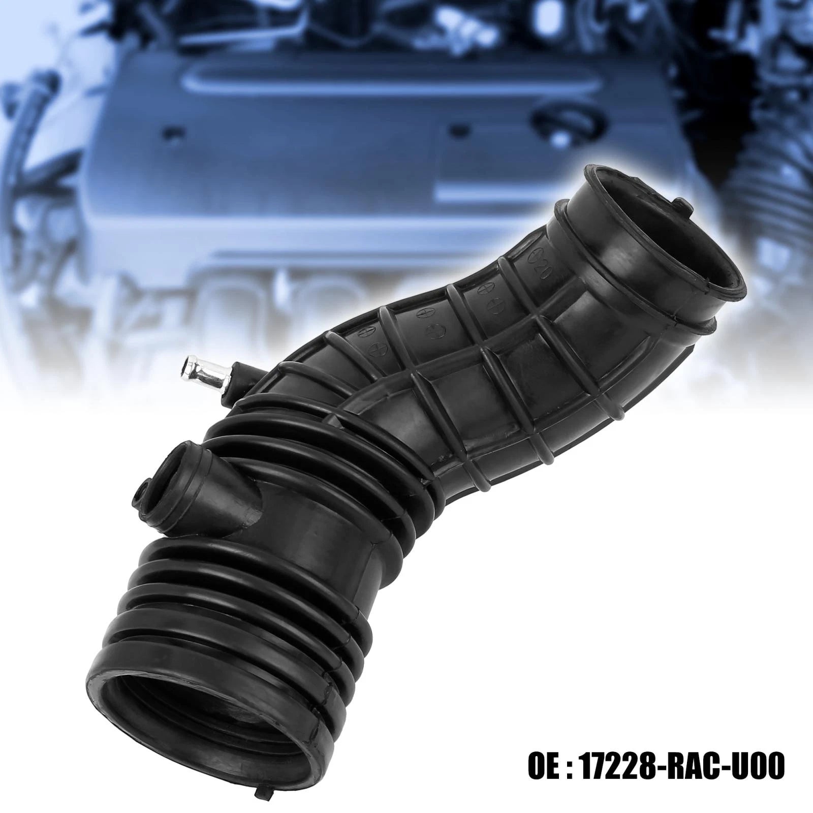 Engine Air Intake Tube Hose Pipe Rubber for Honda CM4 (2003–2007) 17228-RAC-U00