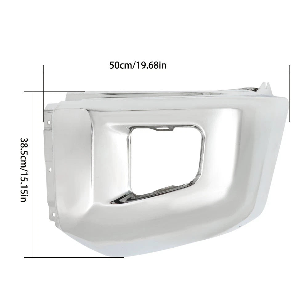 Bumper End Cap for Toyota Tundra (2014â2021) Chrome Front Driver Side